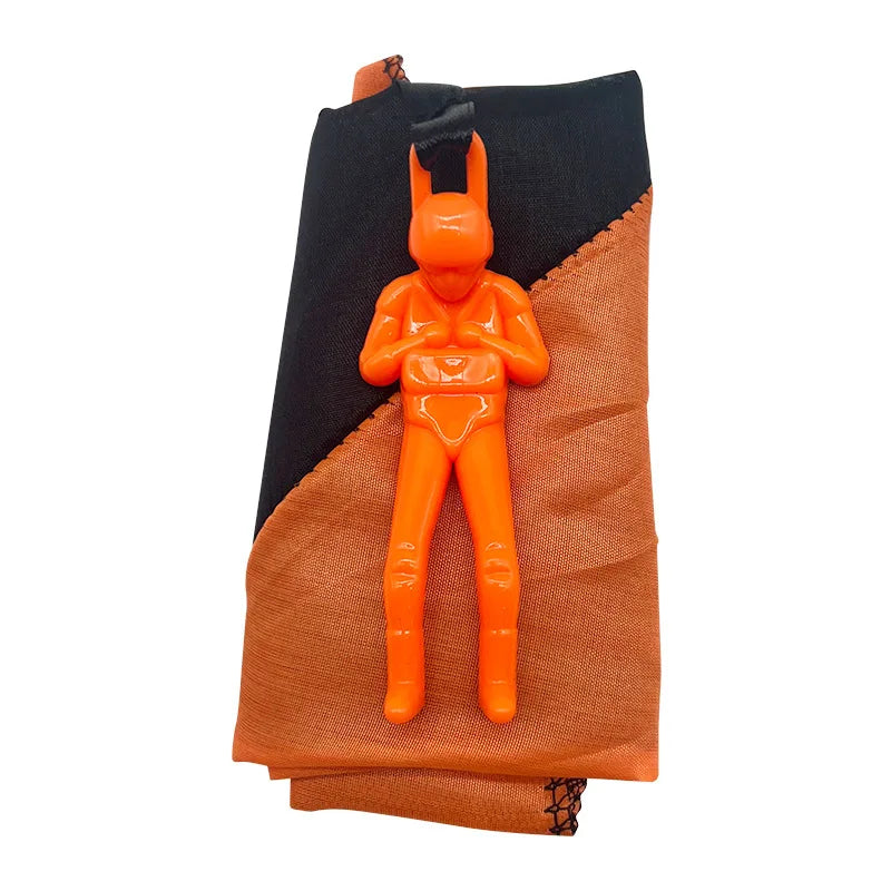 1pcs Hand Throwing Parachute Outdoor Funny Toys Game Play Toys for gift Parachute Sport with Mini Soldier Toys