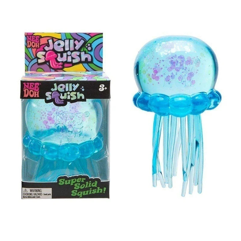 Schylling Needoh Maltose Dream Drop Cube Gumdrop Jellyfish Slow Rising Decompression for Sensory Squeeze Relax Stress Relief Toy