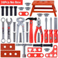 38/42 PCS Pretend Tools Kit Kids Play Repair Tool Set Plastic Construction Toys with Screwdrivers for Toddler Boys Girls Child
