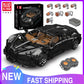 Mould King 13163 Technical Car Toys The MOC Black La Voiture Noire Building Block Assembly Sport Car Brick Kids Christmas Gift