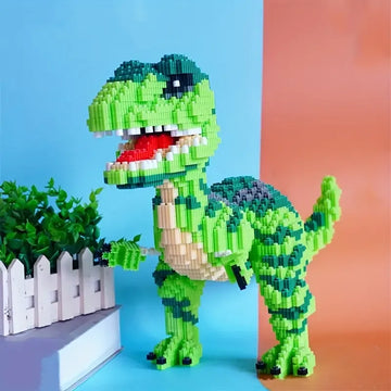 4000 Dinosaur and Animal Building Blocks Set - Educational 3D Puzzles, Manual Building Toys, Suitable for Holiday Gifts and Chr
