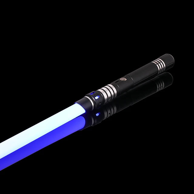 Metal Handle RGB Cosplay Double-edged Lightsaber Sword 16 Colors Change LED Switchable Sound And Light For Boys Girls Gift