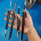 22cm Elves Anduril Middle-earth Weapon Glamdring Aragorn Narthil Sword Metal Katana Samurai Sword Keychain Ornaments Gifts Toys