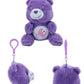 Care Bears Sitting Plush Keychain 12cm Cute Bag Pendant Kawaii Stuffed Toy Car Charm Squishy Soft Doll Decor Ideal Holiday Gift