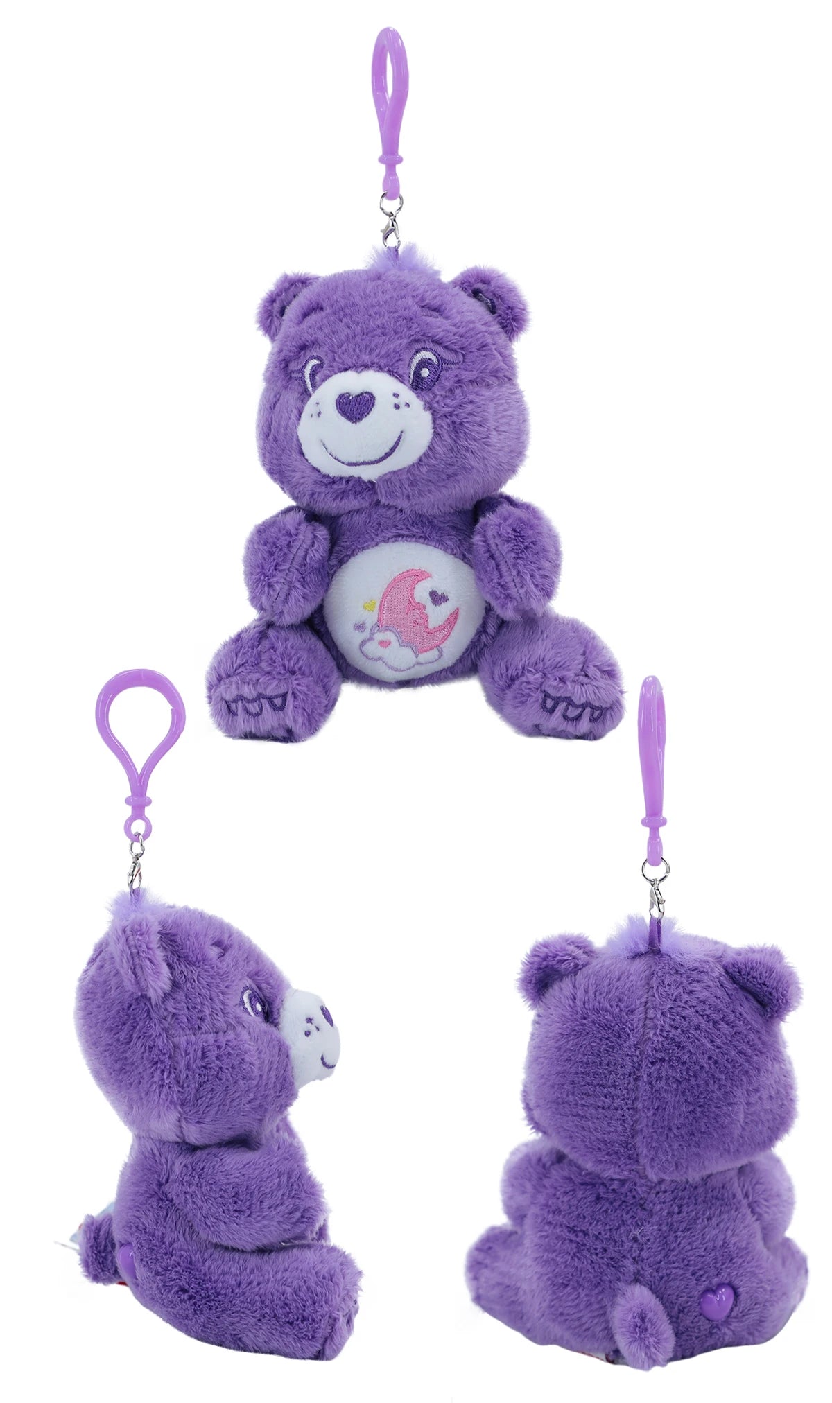 Care Bears Sitting Plush Keychain 12cm Cute Bag Pendant Kawaii Stuffed Toy Car Charm Squishy Soft Doll Decor Ideal Holiday Gift