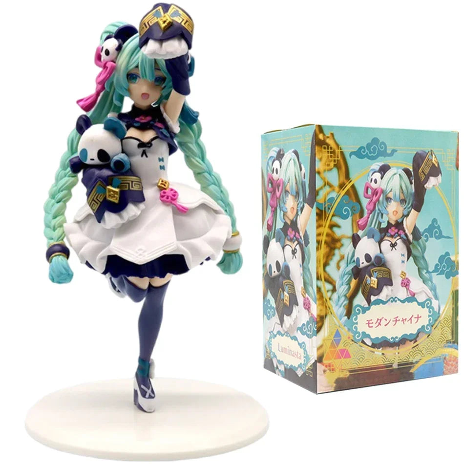 Animation Anime Popularity King Hatsune Miku Handmade Devil Hatsune Miku Cat Ear Hatsune Miku Cute Handmade PVC Model Decoration