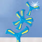 Children Boomerang Soft Three-leaf Cross Outdoor Toy Flying Disc Adult-kids Interactive Sports Toy for Puzzle Decompression Gift