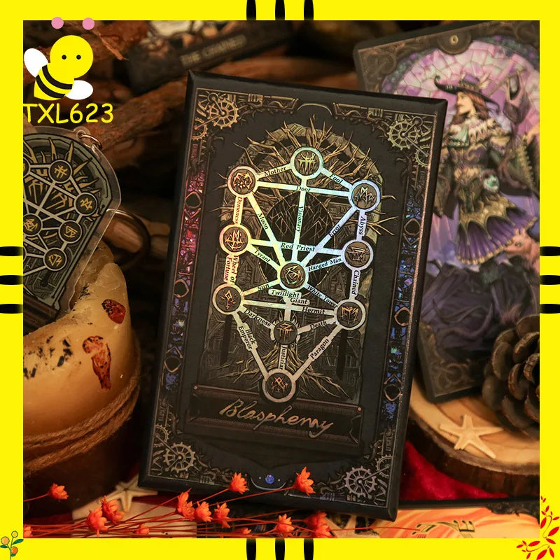 Original Lord Of Mysteries Goods, Klein'S Portable Tarot Deck, A Set Of 22 Cards, Keychain, Postcard Etc,  Complete Set Toy Gift