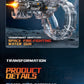Gatling Rotating Electric Water Gun with Light-Up High Speed Continuous Shooting Powerful Water Blaster Summer Outdoor Toy