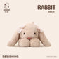 35cm New Simulated Shy Rabbit Doll Stuffed Plush Toy Cartoon Anime Cute Pillow Children's Birthday Gift Fun Doll