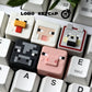 Square Shape My World Series Pixel Style Personalized Mechanical Keyboard Diy Decoration Keycap Game Periphery Custom Edition