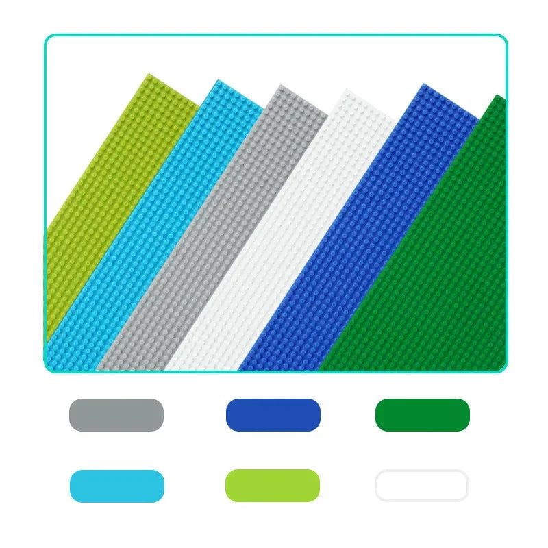 32*64 Holes Classic Building Blocks Base Board, DIY Assembled Building Blocks Wall Compatible With Brand Gift Toys for Children