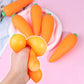 Dumpling Squishy Games Sausage Carrot Vegetable Giant Stress Toy Sensory Fun For Kids Teens & Adults Skateboard Squish Dumplings