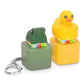 Rechargeable Squeeze Stress Relief Toy Cute Frog Keychain Pendant With Sound Portable Decompression Artifact Gift For Boys