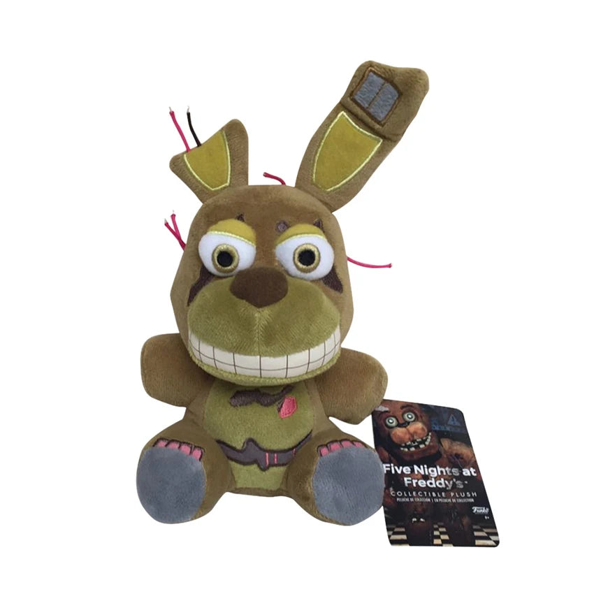 HOT 18cm FNAF Plush Toys Kawaii Freddys Animal Foxy Bonnie Bear Ribbit Stuffed Plush Toys In Stock Plush Birthday Gift For Kids