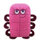 10pcs Cartoon number Plush Doll Toy Educational Stuffed Movie TV number Toys Kids Gift early childhood education doll
