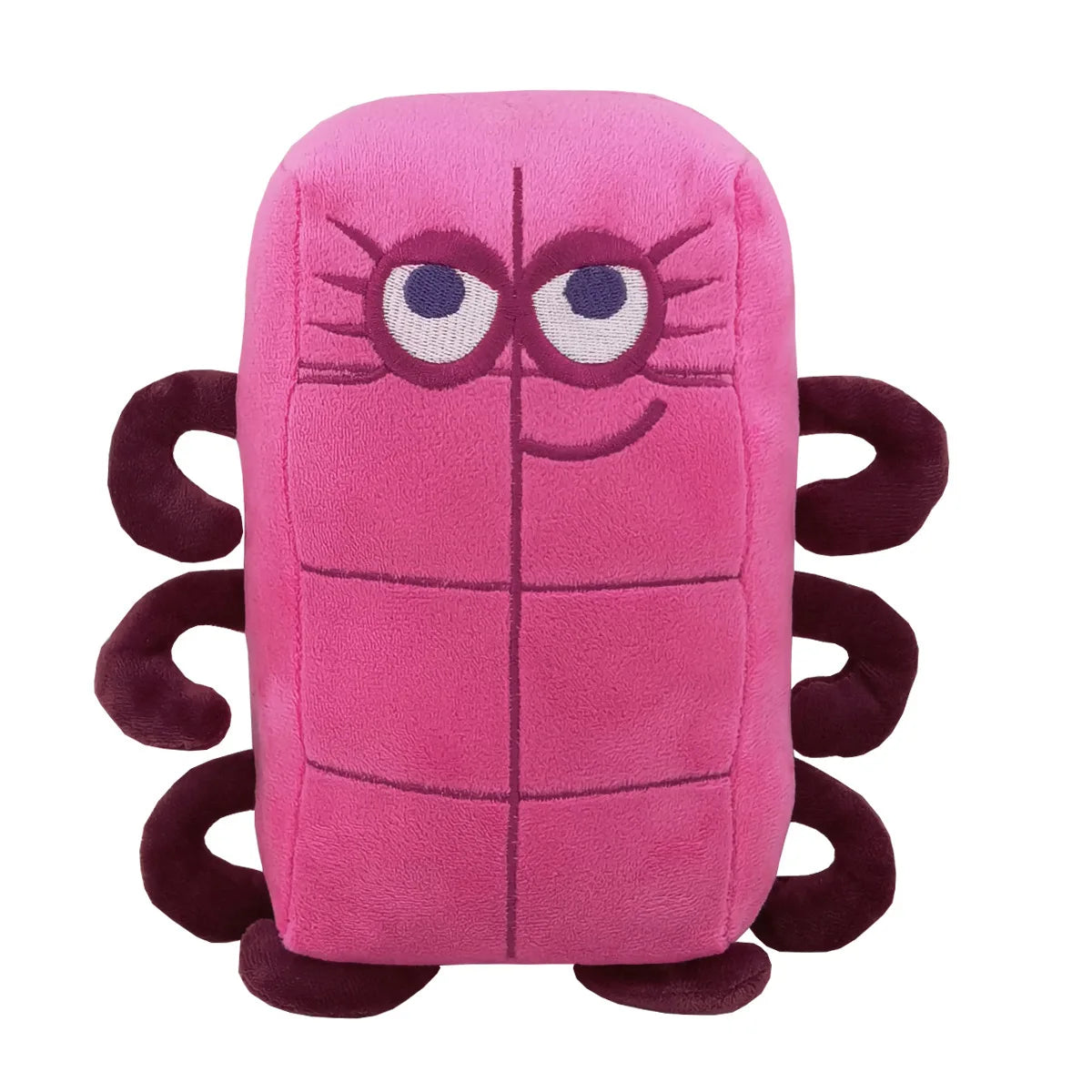 10pcs Cartoon number Plush Doll Toy Educational Stuffed Movie TV number Toys Kids Gift early childhood education doll