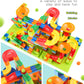 84-504PCS Marble Race Run Blocks Maze Ball Track Toy Compatible city Building Blocks Funnel Slide Blocks Toys DIY Bricks Toys