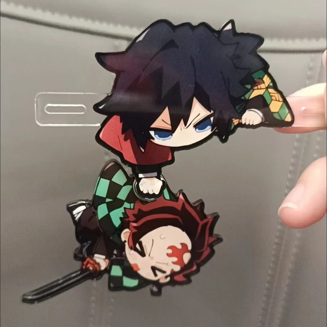 Demon Slayer Acrylic Anime Peripheral Ornaments Tomioka Giyuu Help Kamado Tanjirou Fans Gift 4-6cm Cute Kawaii Toys