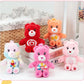Care Bears Plush Toy Kawaii Squeak Sound Keychain 15cm Pendant Cute Cartoon Keychain Bag Luggage Decor Holiday Birthday Gift