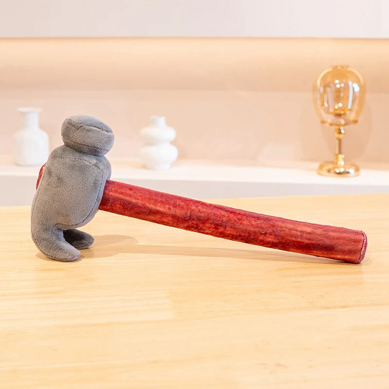 Realistic Axe&Claw Hammer Plush Toys Cotton Stuffed Lifelike Tools Toys Funny Children Game Props Creative Home Decor