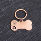 Custom Name Dog Tags Personalized Text Dog ID Tag Bone Shaped Stainless Steel Laser Engraving Anti-lost Customized Pets ID Tag