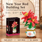 Orchid Building Blocks Flowers Bouquet Bonsai Plant Model Ornament Exquisite DIY Home Decorations Valentines Adult Child's Gifts