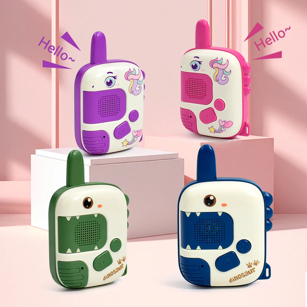 Children's Walkie Talkie Handheld Small Pager Parent-Child Wireless Outdoor Remote Intelligent Communication Puzzle Toy Gift
