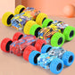 Creative Pull Back Car Double-Side Vehicle Inertia Safety and Fall Resistance Shatter-Proof Model for Kids Children's Toys Car