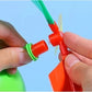 5PCS Propeller Balloon Helicopter DIY Flying Toy With Whistle Outdoor Activity Party Ornament Festival Present