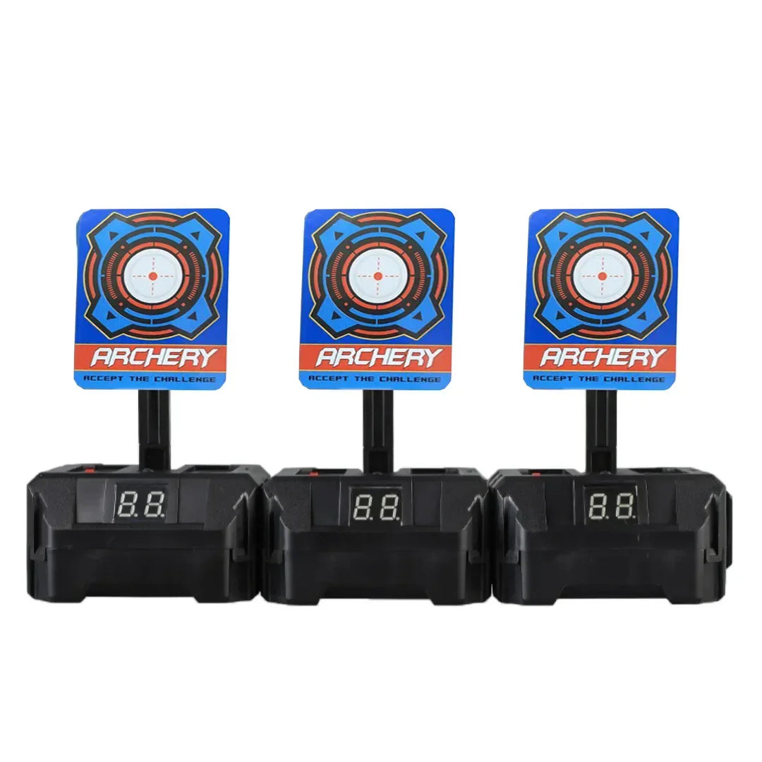 1-n Auto Reset Recording Target Toys Kids Eva Soft Water Ball Games Shooting Board for Nerf Cs Go Boys Gift