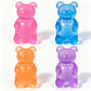 Schylling Transparent Jelly Needoh Gummy Bear Fidget Sensory Toy TPR Non-toxic Relieve Tension Soothe Mood Autism Calming Toy