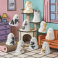 52toys Ghost Behold My Cat Series Blind Box Each Style With A Luminous Effect Car Decorative Ornament Model Mystery Box Fun Gift