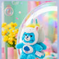 Care Bears 20cm Unicorn Hood Plush Suction Cup Ornament Wall Car Mirror Hanging Decor Cute Kawaii Stuffed Bear Toy Gift for Kids