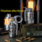 DJGEDC Destroyer Magnetic Levitation Tuning Fork Grenade Composite Fingertip Push Card Gyro Adult Decompression Toy