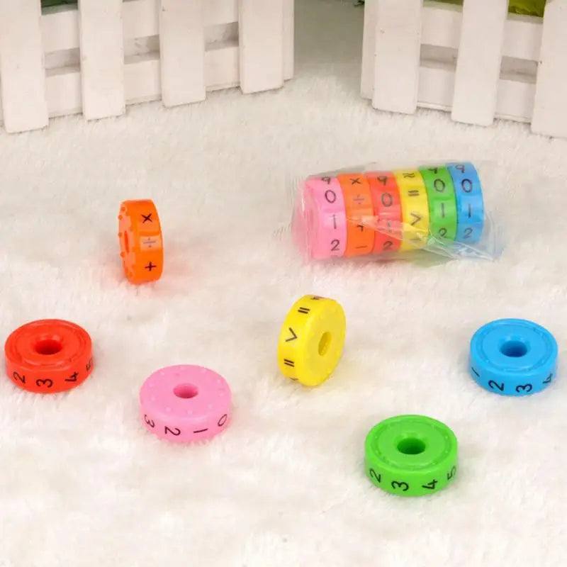 Montessori Preschool Puzzle Game Numerical Symbols Mathematical Skills Magnetic Block Calculation Educational Children's Gift