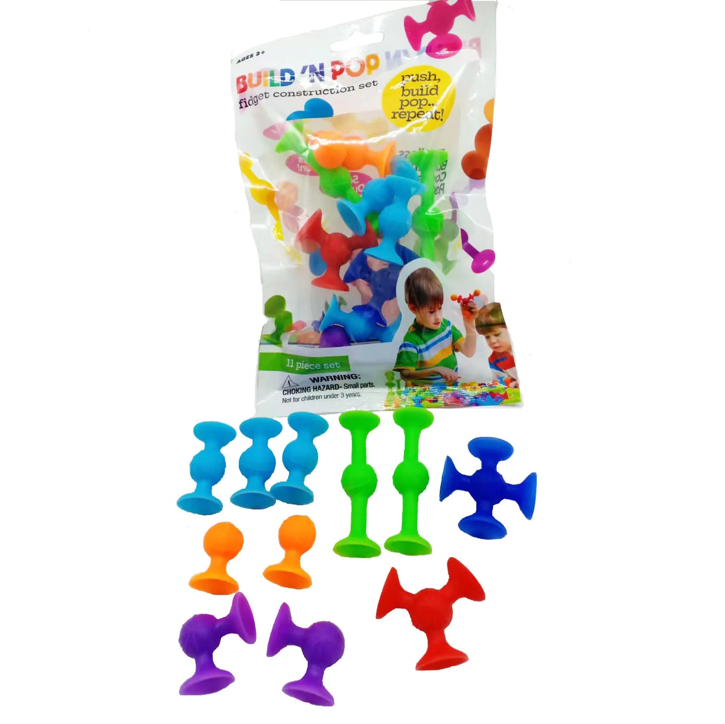 Suction Cup Toy, Soft Throw Darts Set,Building Blocks Pop Sucker Toy,Fidget Toy for Kids,Parent-child Interactive Game
