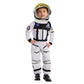 Astronaut Costume with Helmet Space Suit for Toddler, Kids Astronaut Halloween Costume for Cosplay