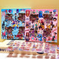 100pcs/set Idol Theme Cartoon Anime Stickers Rumi Mira Zoey Waterproof DIY Decorative Gifts for Guitar Notebook Luggage