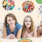 500pcs DIY Handmade Beaded Children's Toy Creative Loose Spacer Beads Crafts Making Bracelet Necklace Jewelry Kit Girl Toy Gift