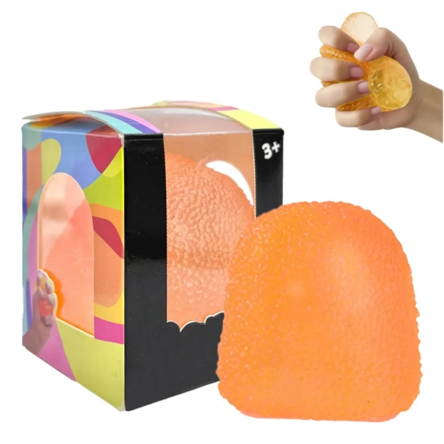 Stress Balls Fidget Toys, Slow Rising Squishies Gumdrop Stress Toys, Stress Relief and Anxiety, Textured Squeeze Toys Gift for Kids Adults Party Classroom Prize Easter Basket Stuffers, Christmas Gift
