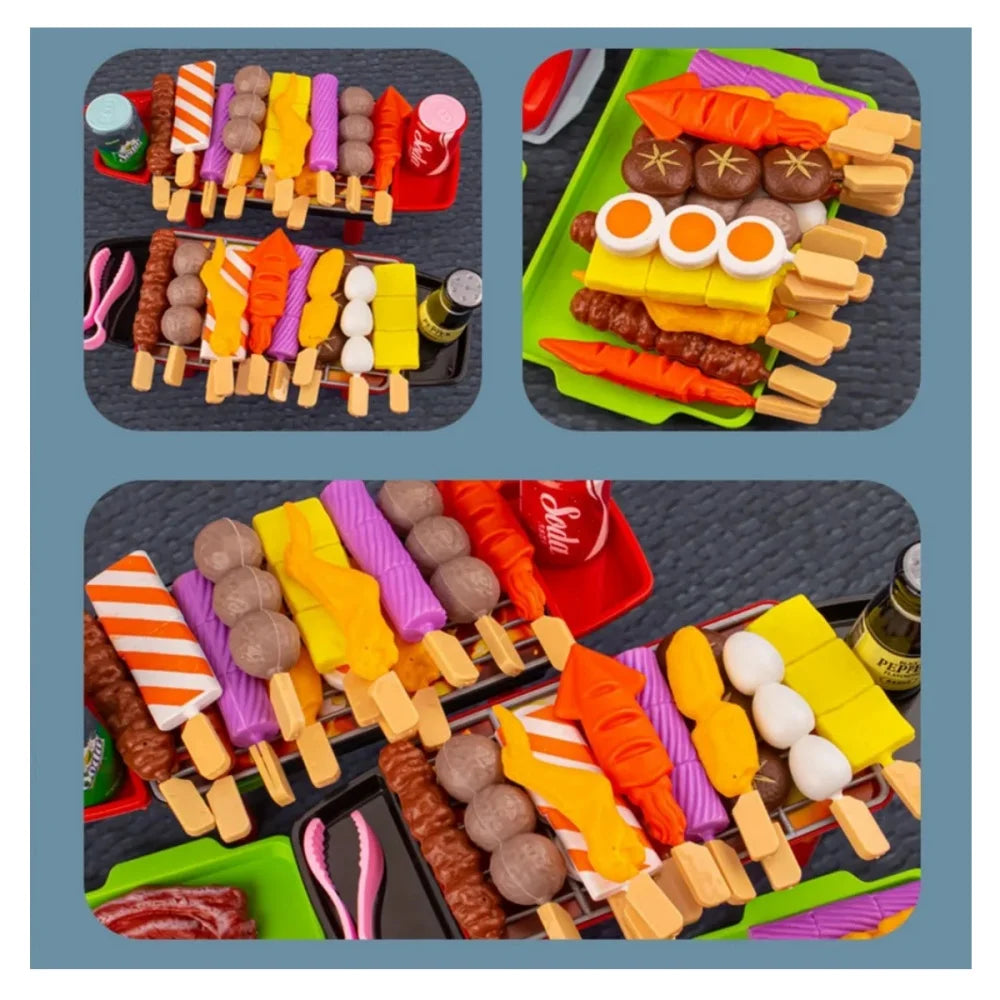BHQ Bbq Simulation For Kids Prank Game Children's Kitchen Toys Kitchenware Cooking Play The Role Of A Barbecue Pretend Play Toys