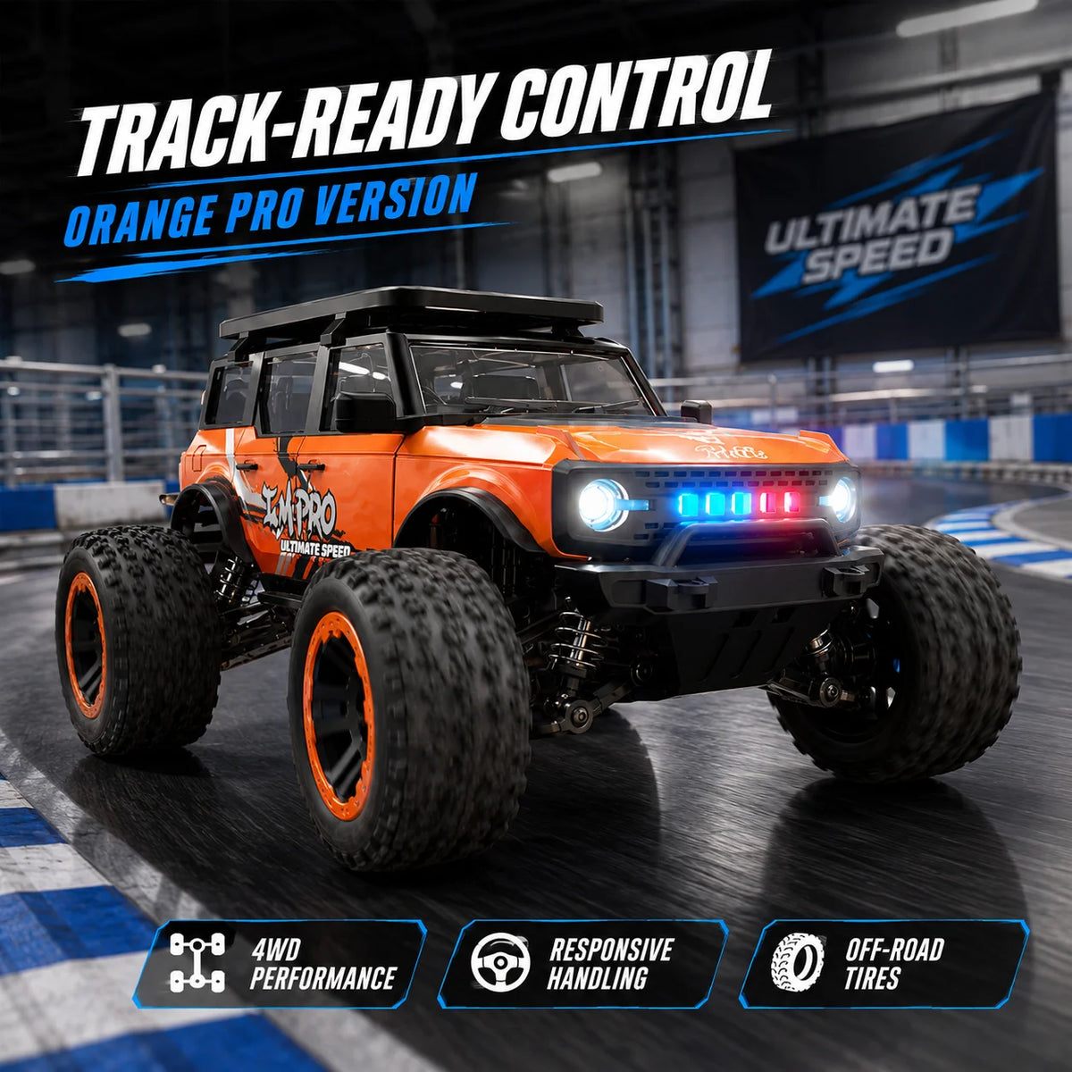 ZNLYRION SG201MAX PRO1:20 4WD RC Car 40KM/H Brushed or 55KM/H Brushless Full Proportional Remote Control Truck with LED Lights Independent Suspension Metal Drive Shaft