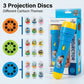 Paw Patrol Flashlight Projector Toy 3 in 1 Kids Torch Lamp Night Light Cartoon Animation Patterns Birthday Gift for Boys Girls