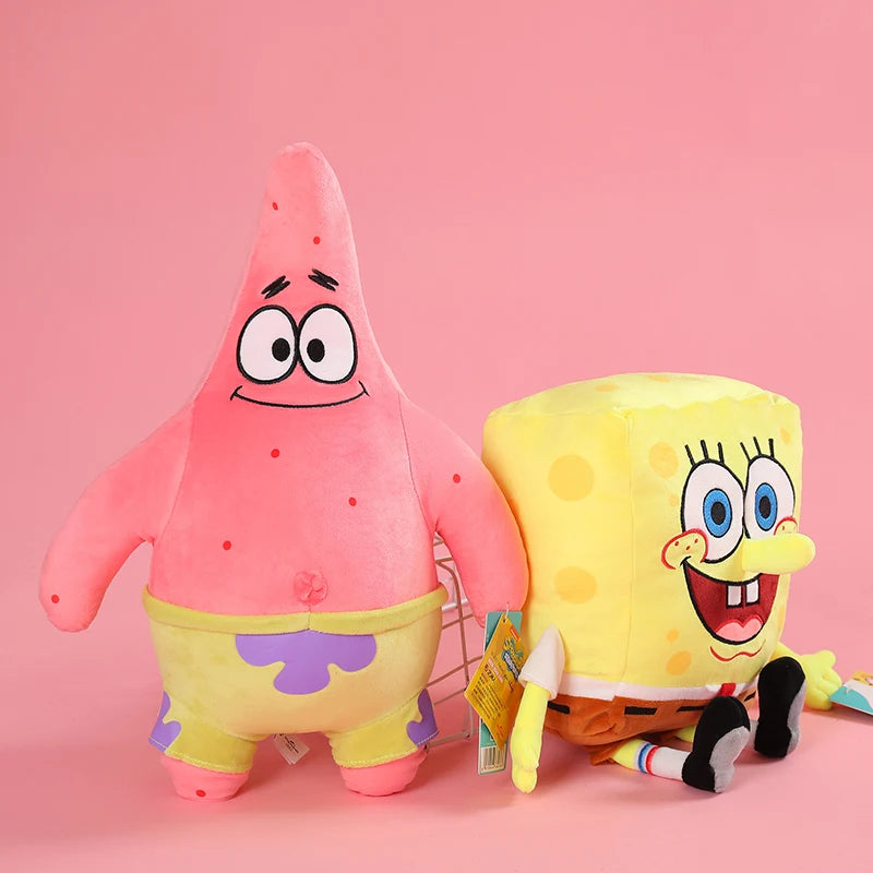 Anime Spongebob Squarepants Patrick Star Squidward Eugene H. Krabs Gary Kawaii Stuffed Plush Toys keychain Birthday Gift For Kid