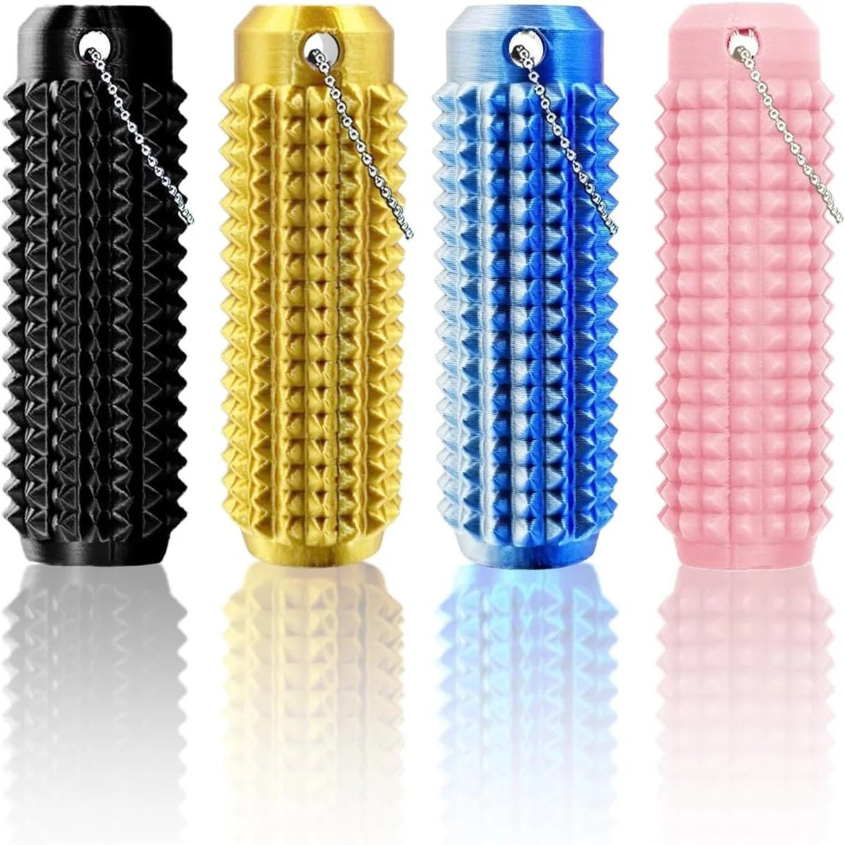 Pain Stim Fidget Toys Reduce Stress Roller for Adults Spiky Fidget Keychain for Anxiety Sensory Toys Novelty Gifts for Friends