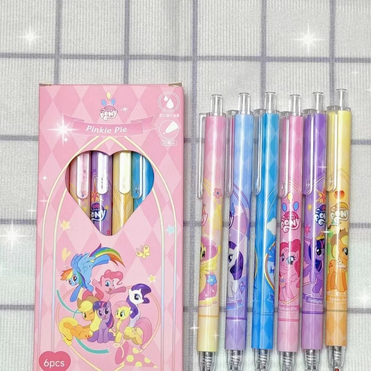 Kawaii My Little Pony Writing Stationery Set Cute Anime Cartoon Pen for Students School Office Holiday Gifts