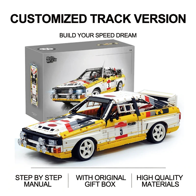 MOC-23043 Classic Race Track Version Scale 1:8 Supercar Building Block Model Puzzle Toy With Original Box Boy Brithday Gifts
