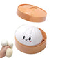Giant Size Steamed Bun Squeeze Toy Glitter Simulated Food Dumpling Squishy for Office Desk Decor Fun Birthday Party Favors