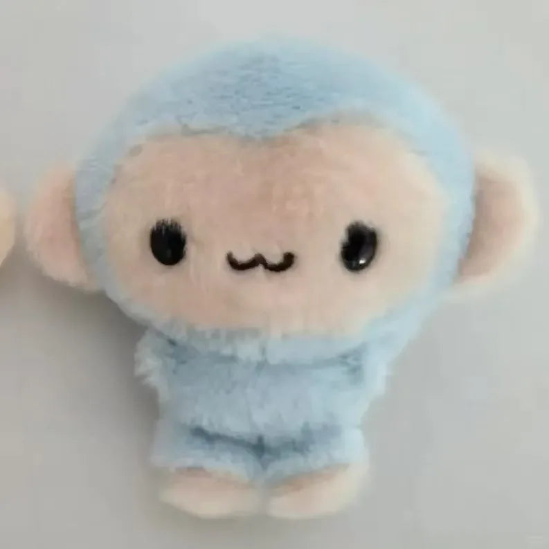 Kawaii Hinakuu Monkey Plush Keychain Stuffed Animals Banana Monkey Bag Charm Korean idol Style  Monkey doll  Plushie Bag Pendant